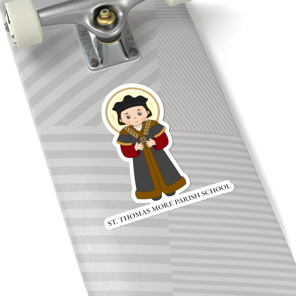 St. Thomas More Parish School Sticker — Cute Saint Die-Cut Kiss-Cut Sticker