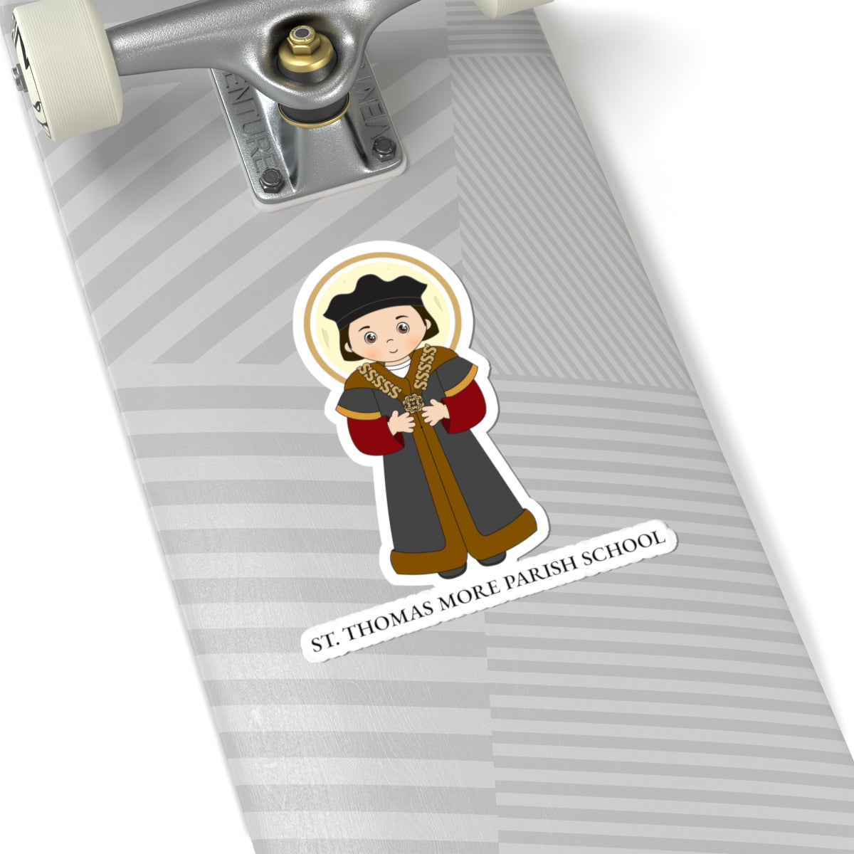 St. Thomas More Parish School Sticker — Cute Saint Die-Cut Kiss-Cut Sticker